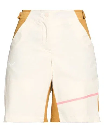 Salewa Vento Woman Shorts & Bermuda Shorts Beige Size 4 Hemp, Recycled Polyester, Elastane, Polyamid