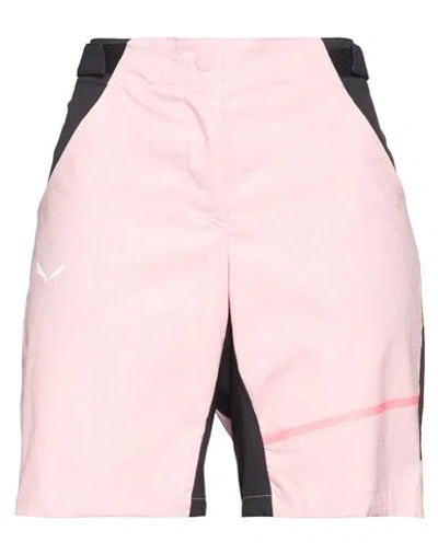 Salewa Vento Woman Shorts & Bermuda Shorts Pink Size 2 Hemp, Recycled Polyester, Elastane, Polyamide