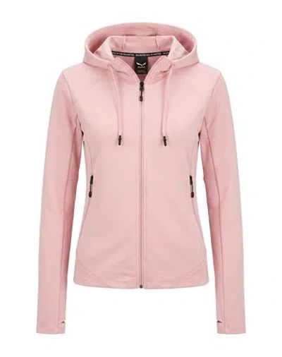 Salewa Woman Jacket Antique Rose Size 14 Polyamide, Virgin Wool In Pink