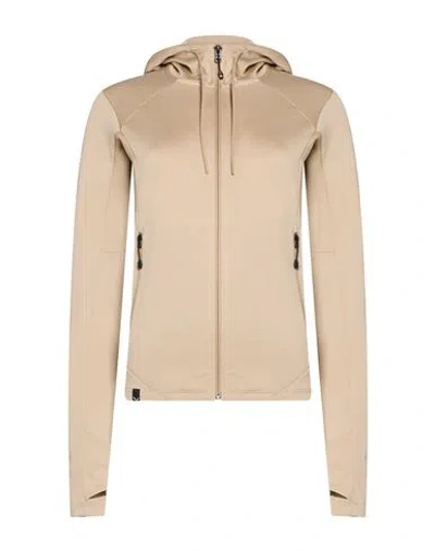 Salewa Woman Jacket Beige Size 14 Polyamide, Virgin Wool In Brown