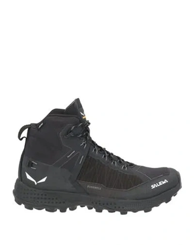 Salewa Woman Sneakers Black Size 7 Textile Fibers