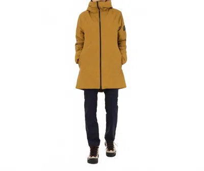 Salewa Women's Fanes 2l Ptx Parka In Golden Brown In Yellow