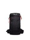Salewa Zip Backpack In Black