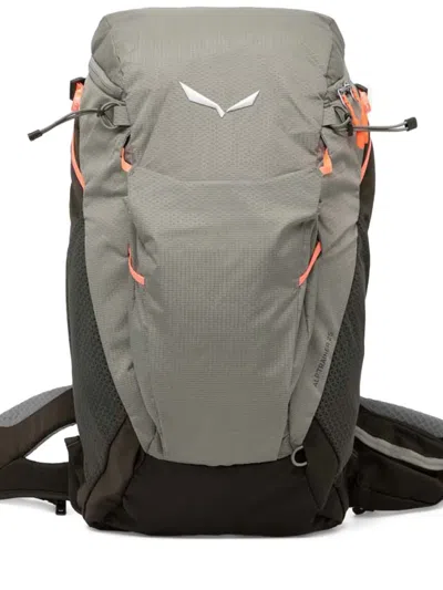 Salewa Zip Webbing Backpack In Gray