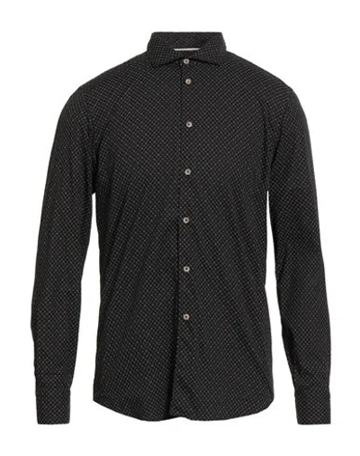 Sali & Tabacchi Man Shirt Black Size 17 Cotton