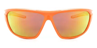 Salice 002 Rw Arancio/rw Rosso Occhiali Da Sole Arancioni Per Uomo In Orange