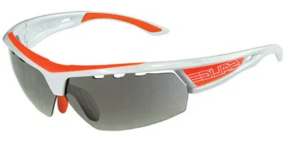 Salice 005 Crx B With Grigi Lens Bianco-arancio/rw Rosso Occhiali Da Sole Bianchi Per Uomo In Multi