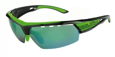 Salice 005 Rw B Nero-verde/rw Verde Men's Sunglasses Green Size 72