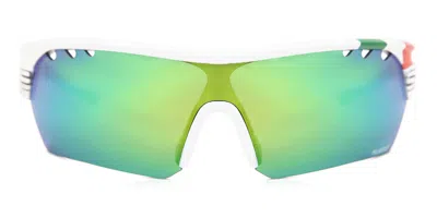 Salice 006 Ita Rwp Polarized Bianco/rw Verde Men's Sunglasses White Size Standard