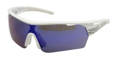 Salice 006 Rw Bianco/rw Blu Men's Sunglasses White Size 138