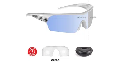 Salice 006 Rwx 177 Cl Men's Sunglasses White Size 155 In Multi