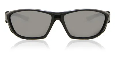 Salice 010 Q Nero/rw Nero Occhiali Da Sole Neri Per Uomo In White