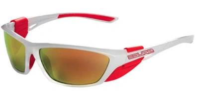 Salice 010 Rw Bianco/rw Rosso Men's Sunglasses White Size Standard