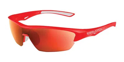 Salice 011 Rwx Rosso/rw Rosso Occhiali Da Sole Rossi Per Uomo In Yellow