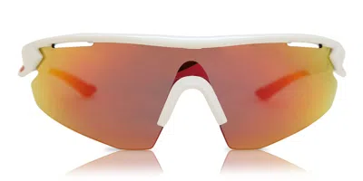 Salice 012 Bianco/rw Rosso Occhiali Da Sole Bianchi Per Uomo In Pink