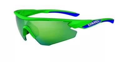 Salice 012 Rw Verde/rw Verde Occhiali Da Sole Verdi Per Uomo In Green
