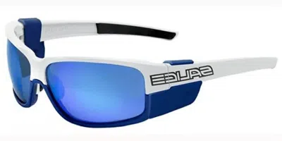 Salice 015 Rw Bianco/rw Blu Men's Sunglasses White Size Standard