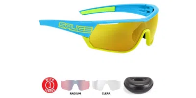 Salice 016 Rwp Polarized 053 Cl Rwrad Men's Sunglasses Blue Size 134 In Yellow