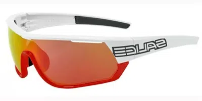 Salice 016 Rwp Polarized Bianco/rw Rosso Men's Sunglasses White Size Standard