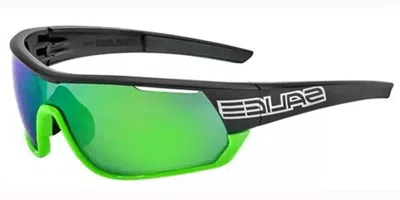 Salice 016 Rwp Polarized Nero/rw Verde Men's Sunglasses Black Size Standard