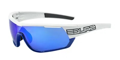 Salice 016 Rwx Bianco/rw Blu Occhiali Da Sole Blu Per Uomo In Blue