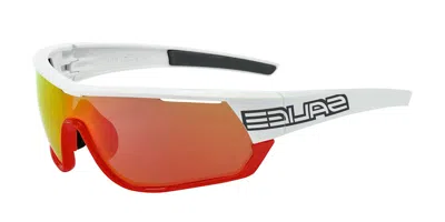 Salice 016 Rwx Bianco/rw Rosso Occhiali Da Sole Rossi Per Uomo In Pink