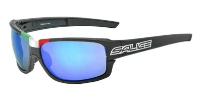 Salice 017 Ita Ir Blkita/41 Men's Sunglasses Black Size Standard