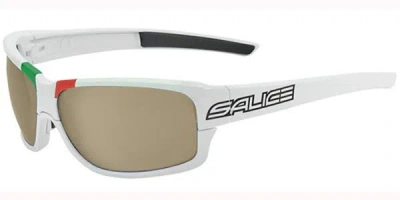 Salice 017 Ita Ir Whita/49b Men's Sunglasses White Size Standard