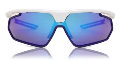 Salice 018 Rw Bianco/rw Blu Men's Sunglasses White Size 137