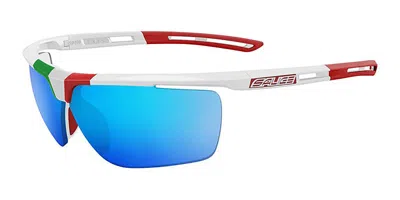 Salice 019 Ita Rwp Polarized Bianco/rw Blu Men's Sunglasses White Size Standard