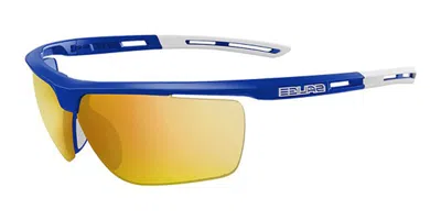 Salice 019 Rw Blu/rw Giallo Men's Sunglasses Blue Size 73 In Multi