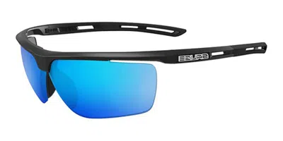 Salice 019 Rw Nero/rw Blu Men's Sunglasses Black Size 73