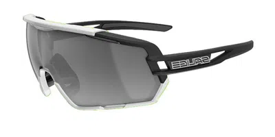 Salice 020 Rwx Nero/rw Nero Occhiali Da Sole Bianchi Per Uomo In Yellow