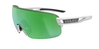 Salice 021 Rwp Polarized Bianco/rw Verde Men's Sunglasses White Size Standard