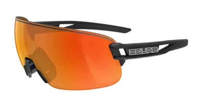 Salice 021 Rwx Nero/rw Rosso Occhiali Da Sole Neri Per Uomo In Orange