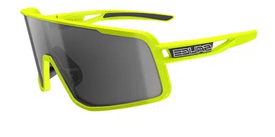 Salice 022 Rwx Lime/rw Nero Occhiali Da Sole Verdi Per Uomo In Green