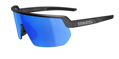 Salice 023 Rw Nero/rw Blu Occhiali Da Sole Neri Per Uomo In Black