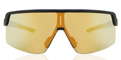 Salice 023 Rw Nero/rw Oro Occhiali Da Sole Neri Per Uomo In Black