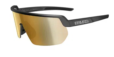 Salice 023 Rwx Nero/rw Oro Occhiali Da Sole Neri Per Uomo In Black