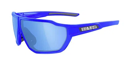 Salice 024 Q Blu/rw Blu Occhiali Da Sole Blu Per Uomo In Transparent