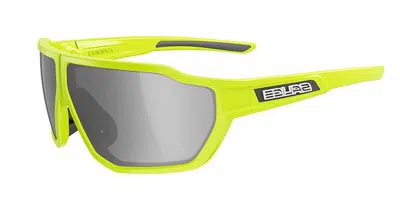 Salice 024 Q Lime/rw Nero Occhiali Da Sole Verdi Per Uomo In Red