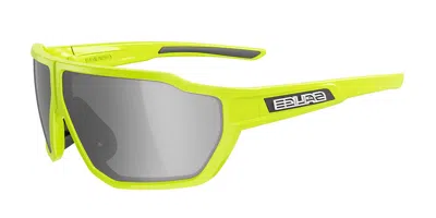 Salice 024 Rw Lime/rw Nero Occhiali Da Sole Bianchi Per Uomo In Green