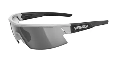 Salice 025 Rwp Polarized Bianco/rw Nero Occhiali Da Sole Bianchi Per Uomo In Gray