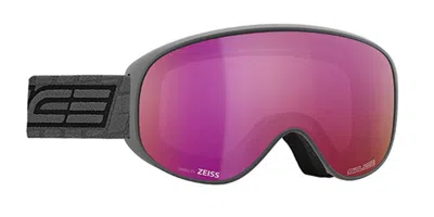 Salice 101 Darwf Antracite/rw Viola Occhiali Da Sole Neri Per Uomo In Gray