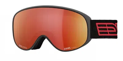 Salice 101 Darwf Nero/rw Rosso Occhiali Da Sole Neri Per Uomo In Black