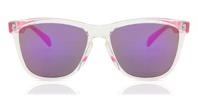 Salice 3047 Rw Bicolore/rw Viola Occhiali Da Sole Chiari Per Uomo In Transparent