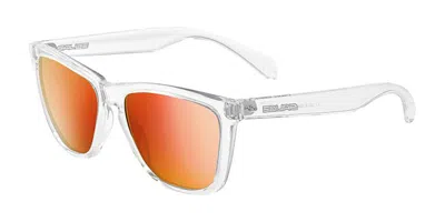 Salice 3047 Rw Cristallo/rw Rosso Occhiali Da Sole Chiari Per Uomo In Orange
