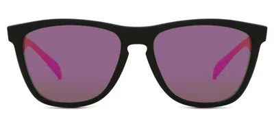 Salice 3047 Rw Nero-fucsia/rw Viola Occhiali Da Sole Neri Per Uomo In Multi