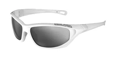 Salice 342 Rw Bianco/rw Nero Occhiali Da Sole Bianchi Per Uomo In Transparent