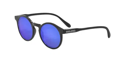 Salice 38 Rw Nero/rw Blu Occhiali Da Sole Neri Per Uomo In Blue